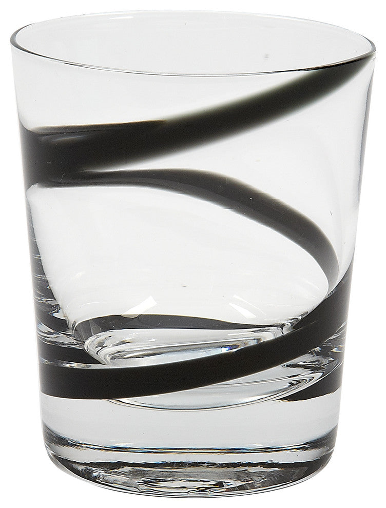 Crazy Rocks, Set of 4, Black