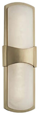 Brass Framed Alabaster Wall Light S | Andrew Martin Valencia