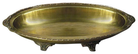 Elcot Oval Centerpiece, Antique Silver