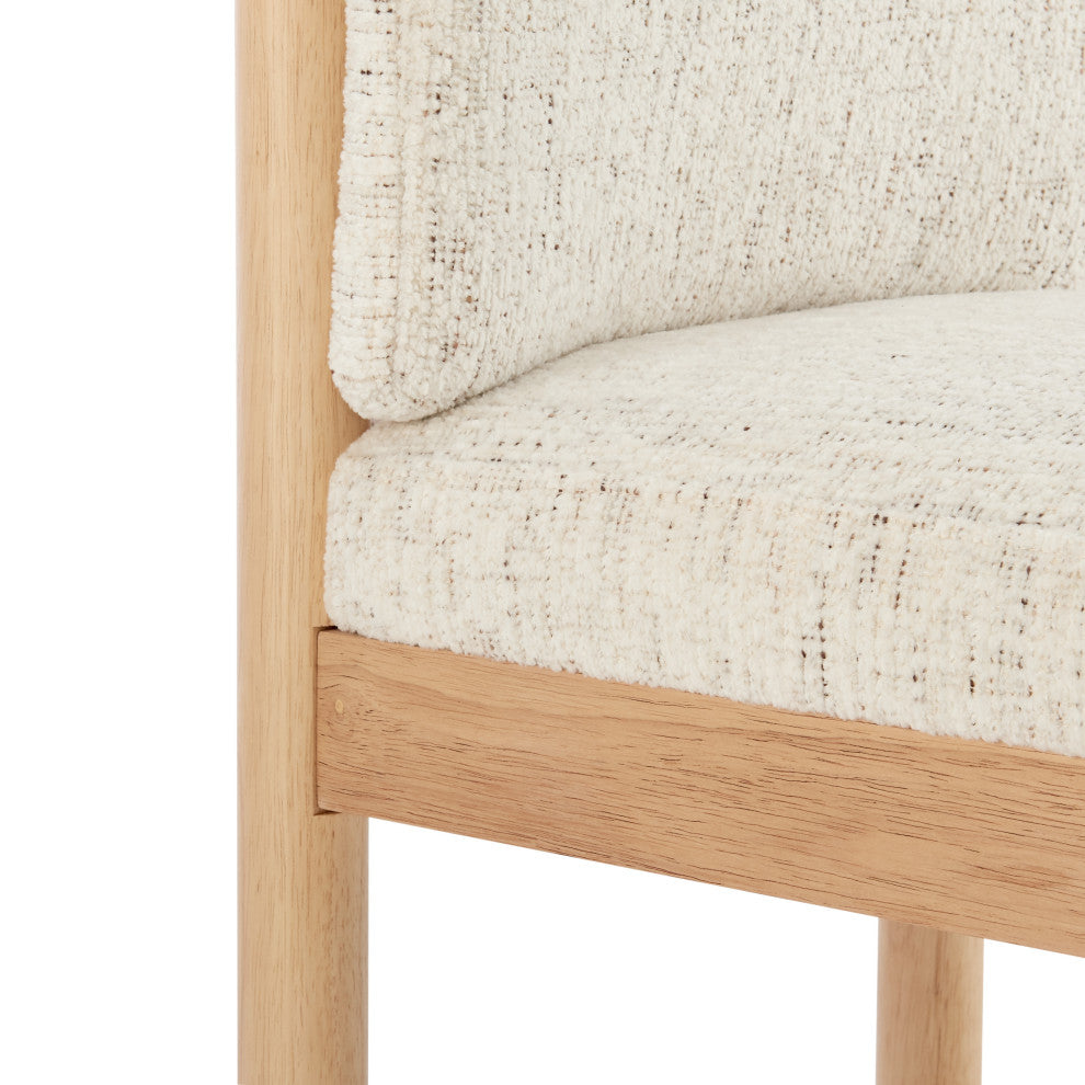 Melvin Dining Side Chair, Set of 2, Concord Cream, Fabric