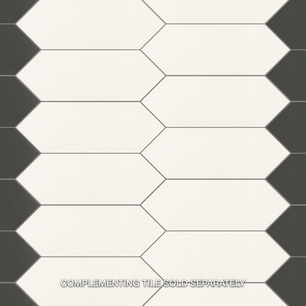 Kite White Porcelain Floor and Wall Tile