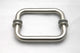78"x78" Frameless Shower Door Wall Hinge, Brushed Nickel