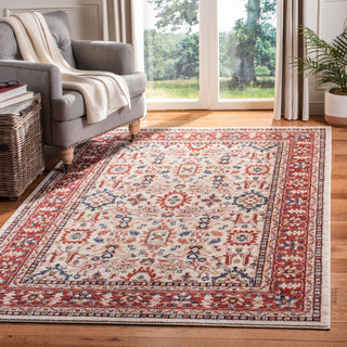 Safavieh Charleston Collection CHL412 Rug, Ivory/Red, 4'x6'