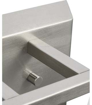 Vertex Collection Two-Light Brushed Nickel Etched White Glass Bath Light