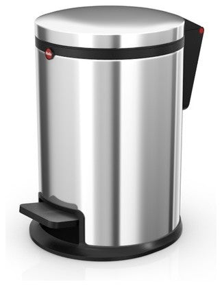Hailo Pure Waste Bin "S", Stainless