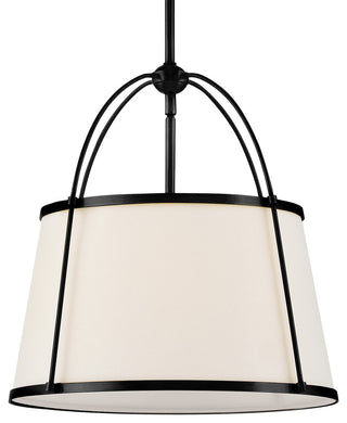 Hinkley Clarke Large Drum Pendant, Black