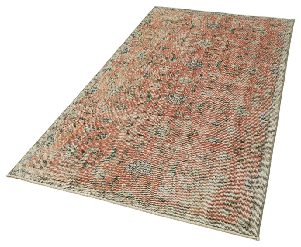 Rug N Carpet - Handmade Anatolian 3' 9" x 7' 1" Antique Small Area Rug