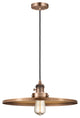 Innovations 201CSW-AC-MFR-AC-16-LED 1 Light Pendant, Switch, Antique Copper