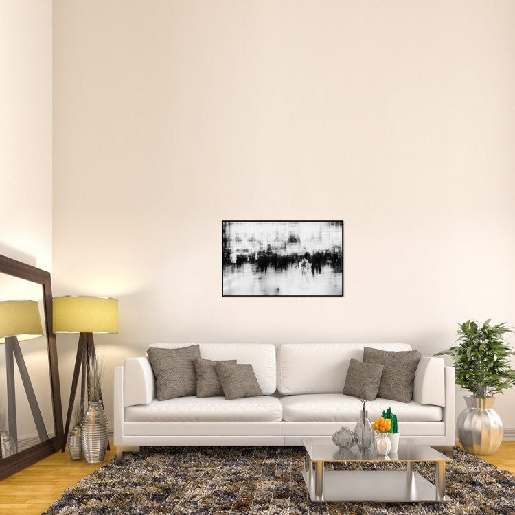 "Lost Among Ghosts" Framed Canvas Giclee by Inna Blar, 41x26"