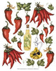 Chili Peppers 2-Sheet IdeaStix Accents Peel and Stick