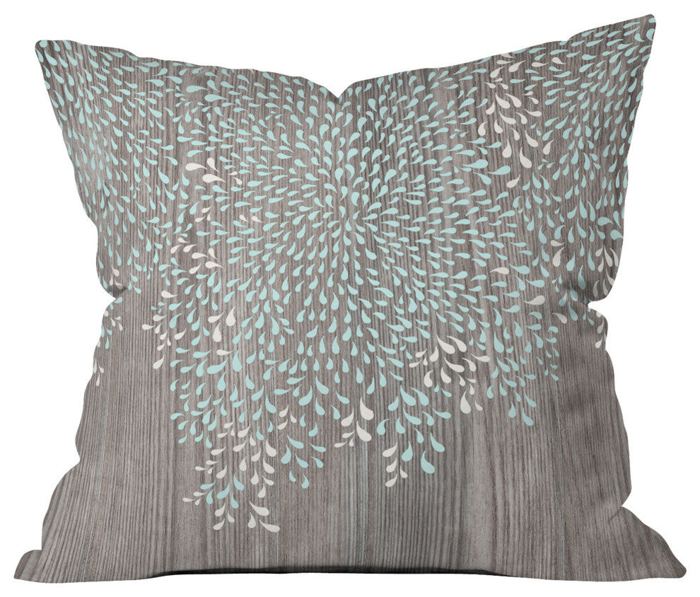 Deny Designs Iveta Abolina Coastal Raindrops Outdoor Throw Pillow