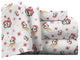 Pointehaven 175 GSM Cotton Flannel Sheet Set, Penguin, Queen