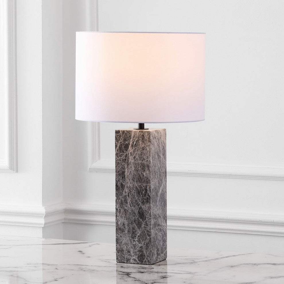 Safavieh Couture Poloma Square Marble Table Lamp
