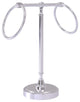 Vanity Top 2 Towel Ring Guest Towel Holder, Satin Chrome