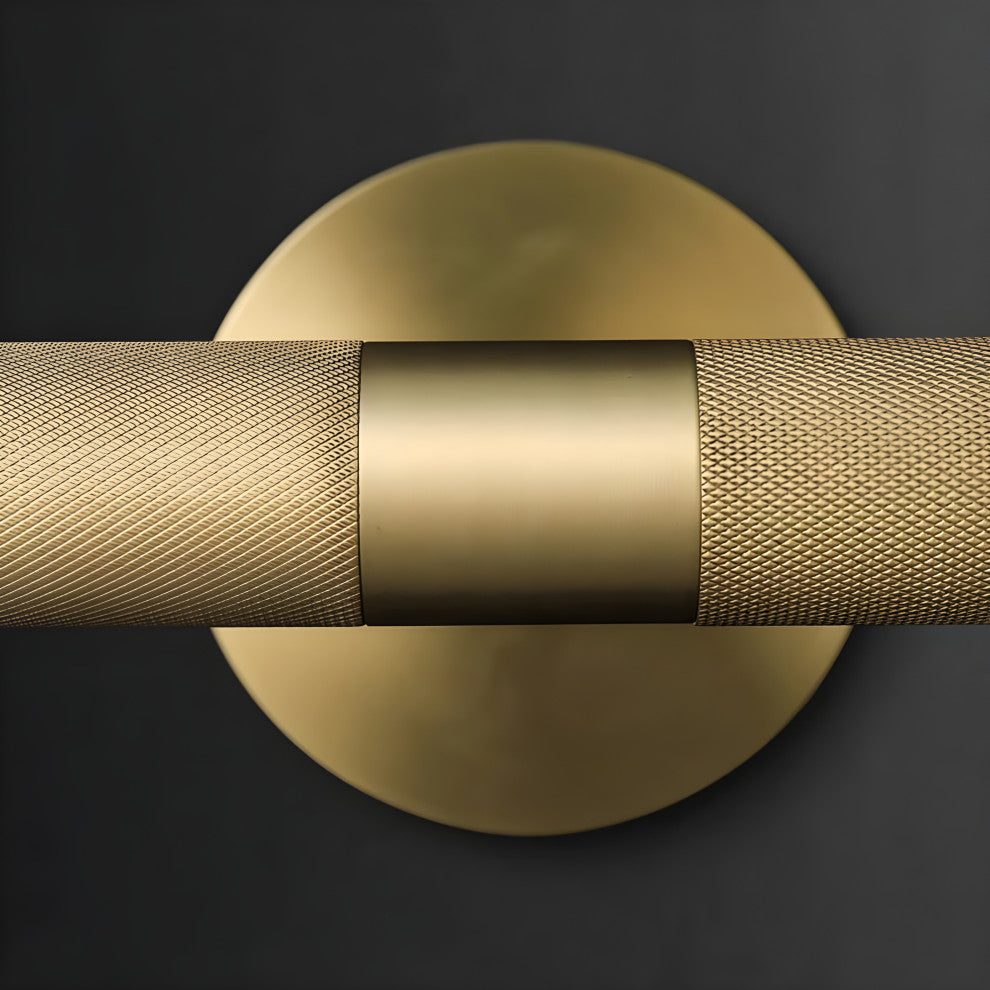 Modern Wall Lamp in the Futuristic Style for Bathroom, Bedroom, Black, Warm Light
