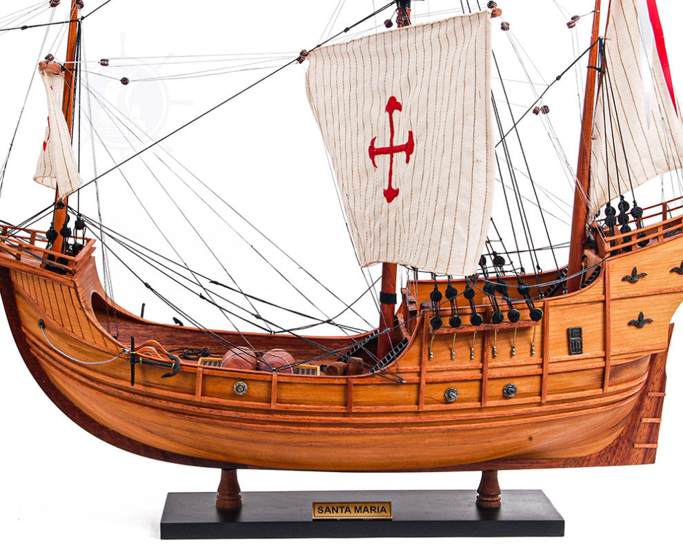 Santa Maria Museum-quality Fully Assembled Wooden Model Ship