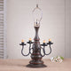 Harrison Lamp Base, Espresso With Salem Brick
