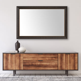 Napa Bronze Framed Wall Mirror, 36"x24"