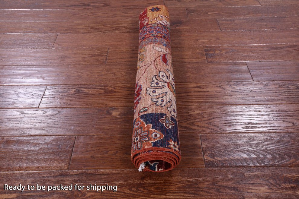 2' 9" X 4' 2" Super Kazak Handmade Wool Rug - Q12767