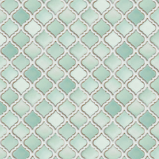 Hudson Tangier Mosaic Floor and Wall Tile, Mint Green