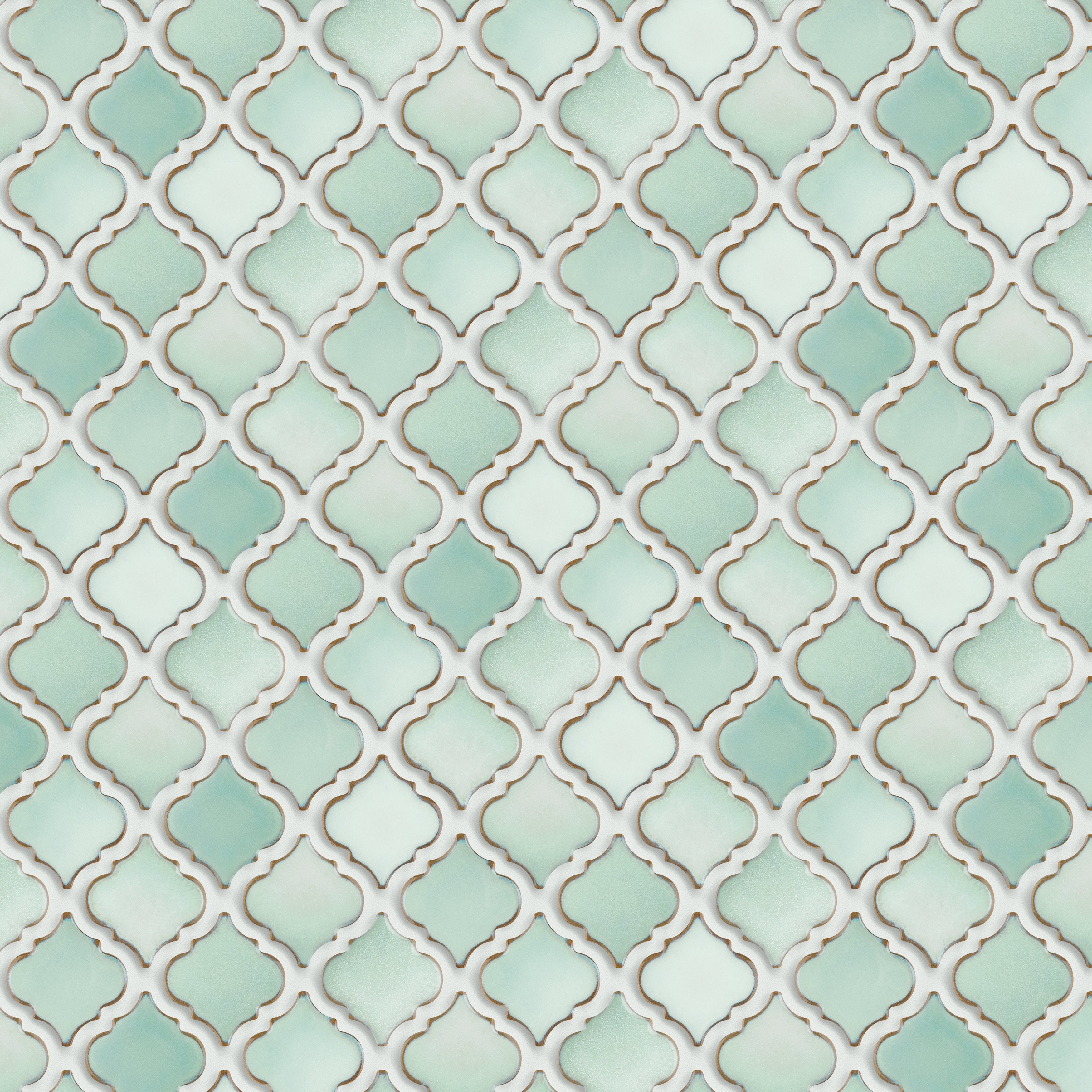 Hudson Tangier Mosaic Floor and Wall Tile, Mint Green