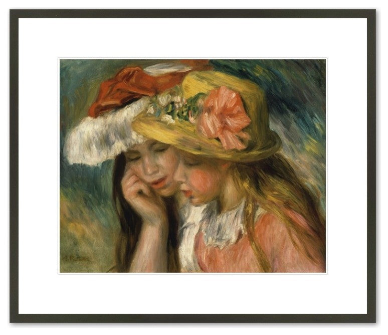 T'tes de deux jeunes filles [also known as The Two Sisters], 1890