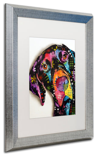 Dean Russo 'Pointer' Framed Art, Silver Frame, 16"x20", White Matte