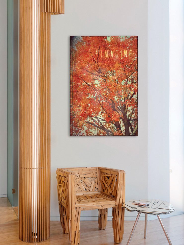 "Imagine" Painting Print on Wrapped Canvas