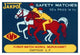"Jakpot Safety Matches" Digital Paper Print by Phillumenart, 32"x22"