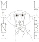 "Puppy Love Dachshund" Digital Paper Print by Elyse DeNeige, 26"x26"