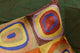 Lumbar Modern Throw Pillow Cover Quadrate Abstract Pillows Handmade Silk 14x20