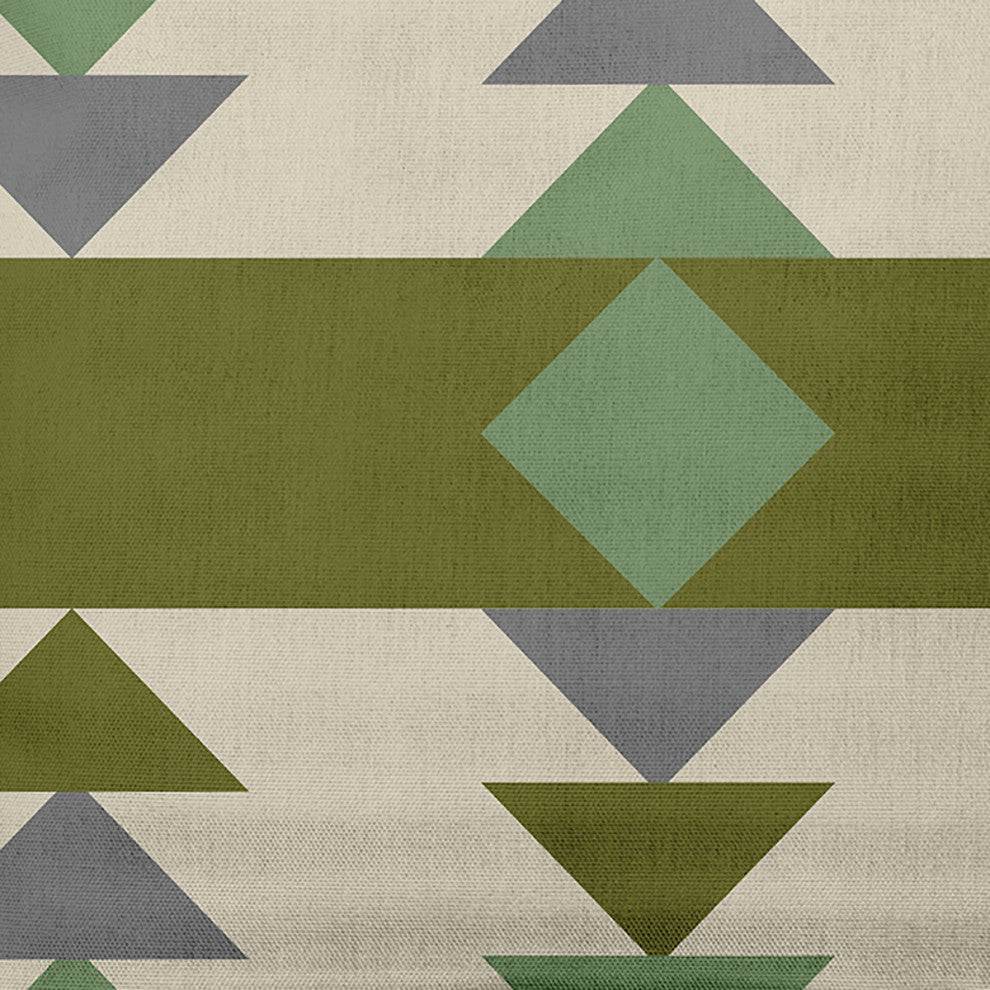 18" x 18" Sagebrush Indoor/Outdoor Polyester Throw Pillow, Sage