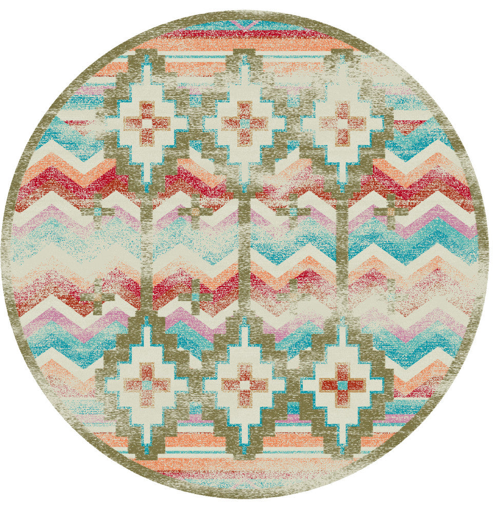 Shake Your Shawl, Pink, 8' Round