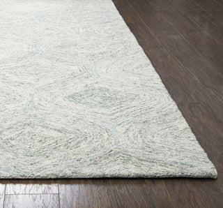 Rizzy Home Brindleton BR364A Green Trellis Area Rug, 5'x8'