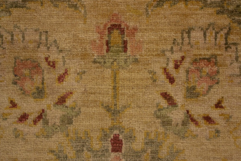 Overdyed Chobi Maxine Gold Rug 8'8"x5'11"