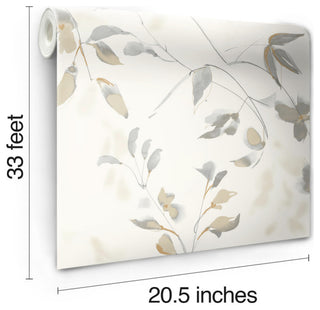 Tan Linden Flower Wallpaper