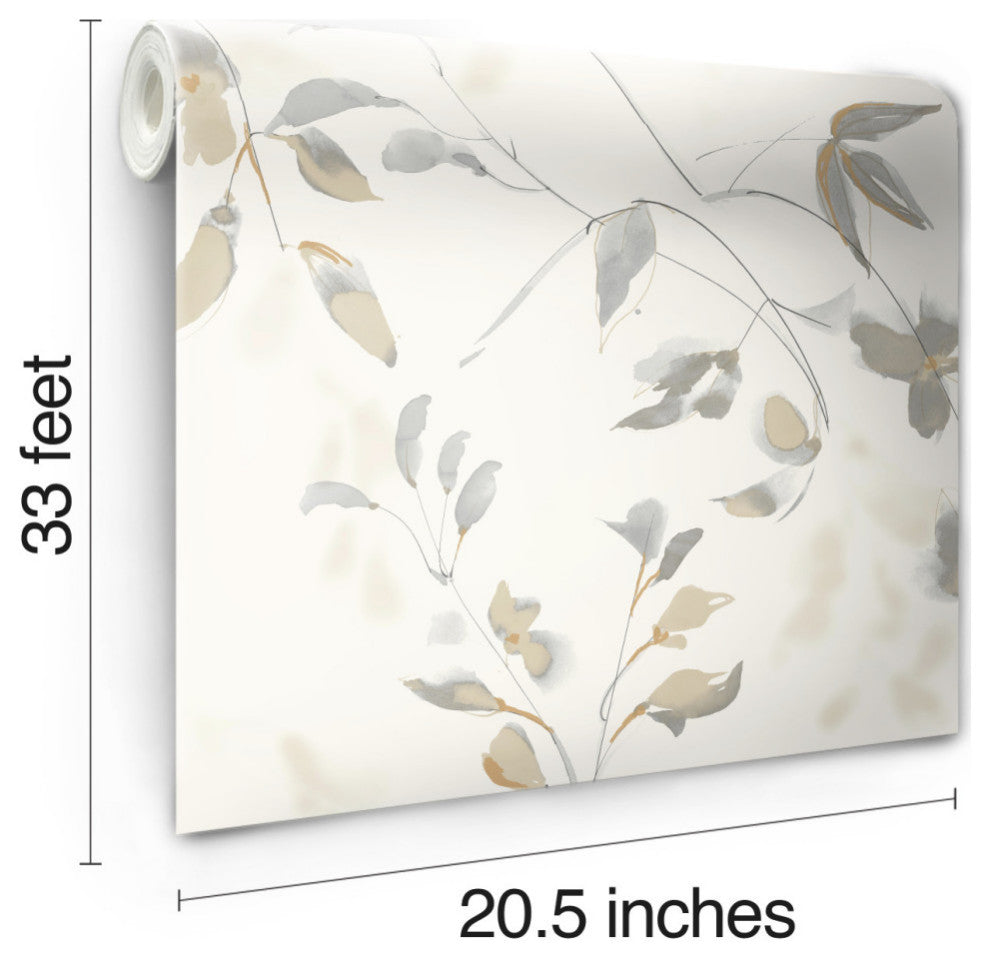 Tan Linden Flower Wallpaper