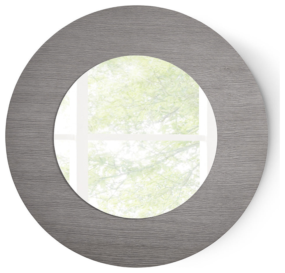 Mirror, All Gray Oak Veneer