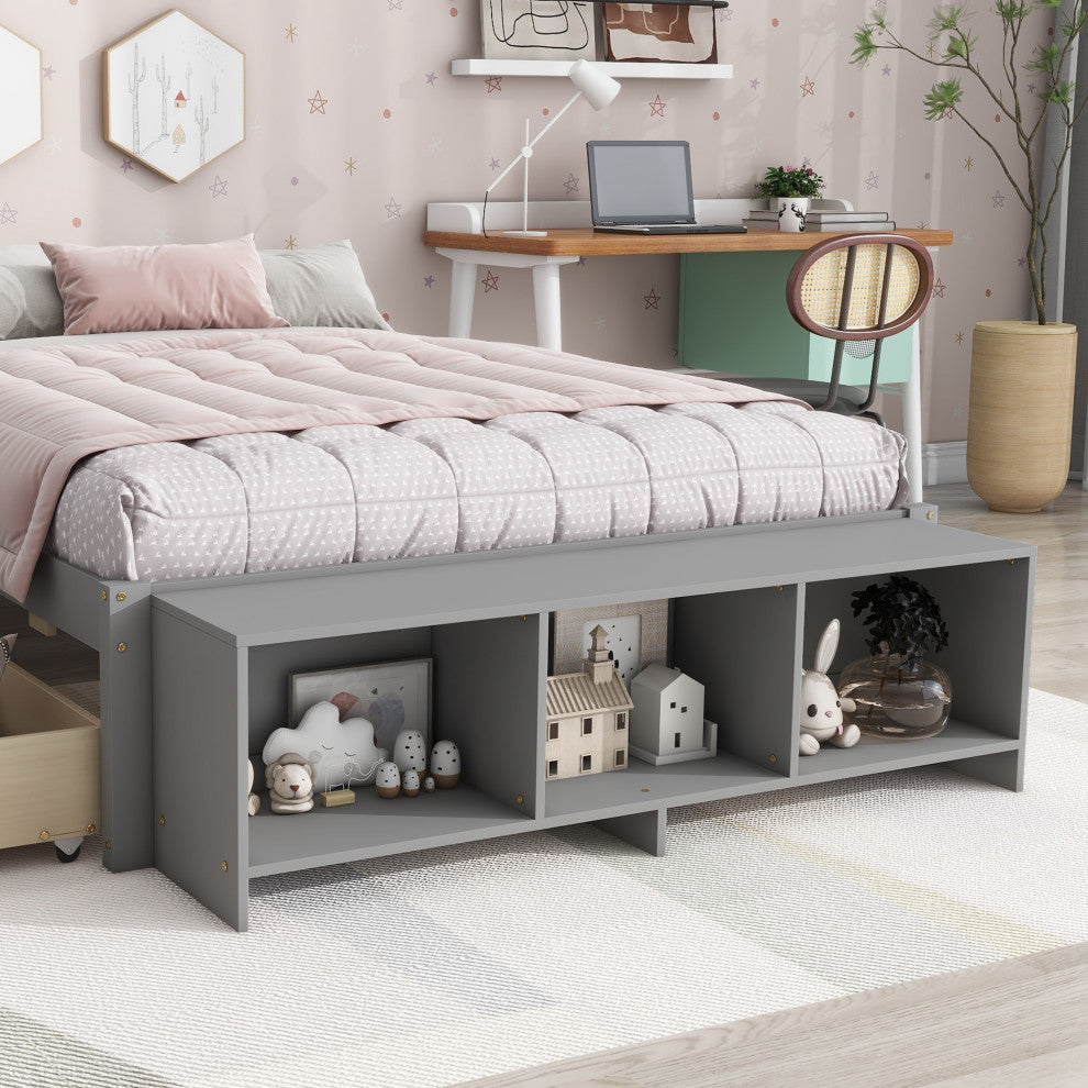 Gewnee Full Size Bed with Storage Case