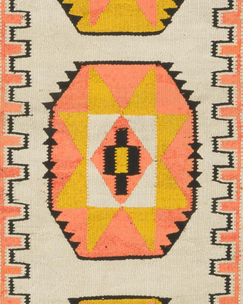 Vintage Turkish Kilim Runner 3' 2" x 12' 6", 38 in. x 150 in.
