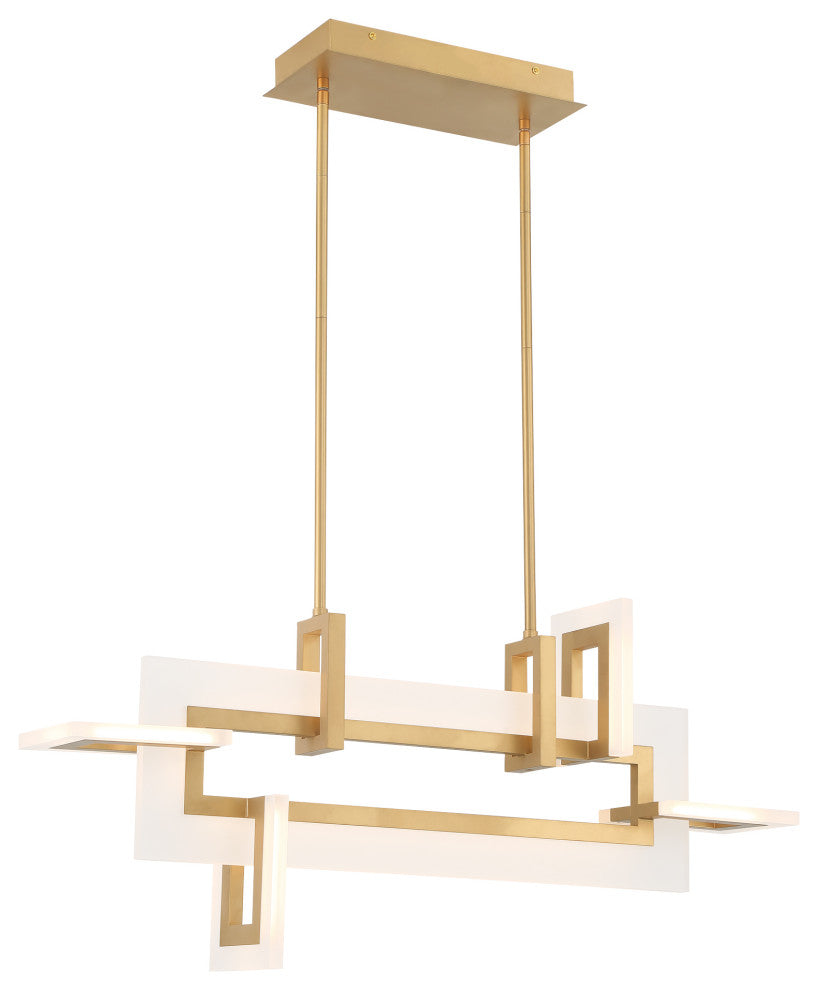 Inizio 1-Light 15.5" Chandelier, Gold