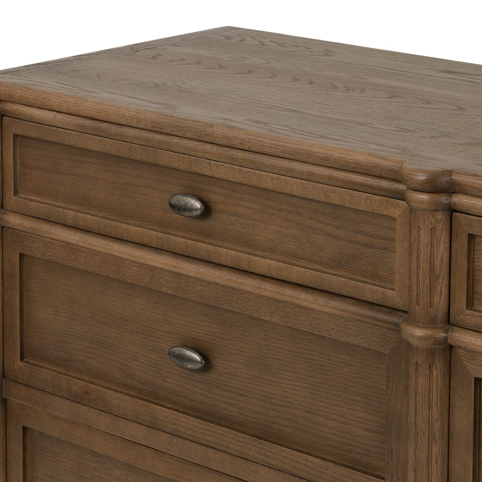 Toulouse 9 Drawer Dresser-Toasted Oak