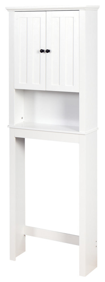 TATEUS Toilet Storage Cabinet with 2 Doors and a Open Shelf Bathroom