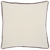 Safavieh Alaia Pillow, Ivory/Brown