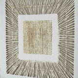 Abstract Papier-Mâché Shadow Box Wall Décor