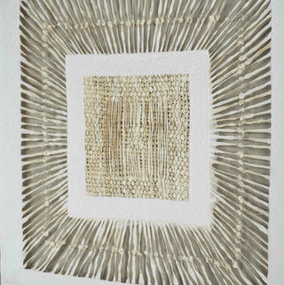 Abstract Papier-Mâché Shadow Box Wall Décor