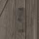 kathy ireland Cottage Grove 60" L Shaped Desk, Drawer & Cabinet, Restored Gray
