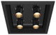 Eurofase 30301-01 Pulldown Recessed, Black/Black Finish