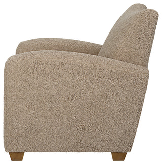 Uttermost 23694 Teddy Latte Accent Chair