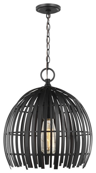 Hanalei 1-Light Pendant, Midnight Black